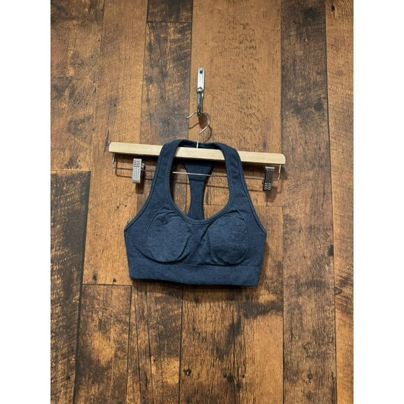 Lululemon Sports Bra Dark Blue Size 4 EUC - Picture 1 of 3